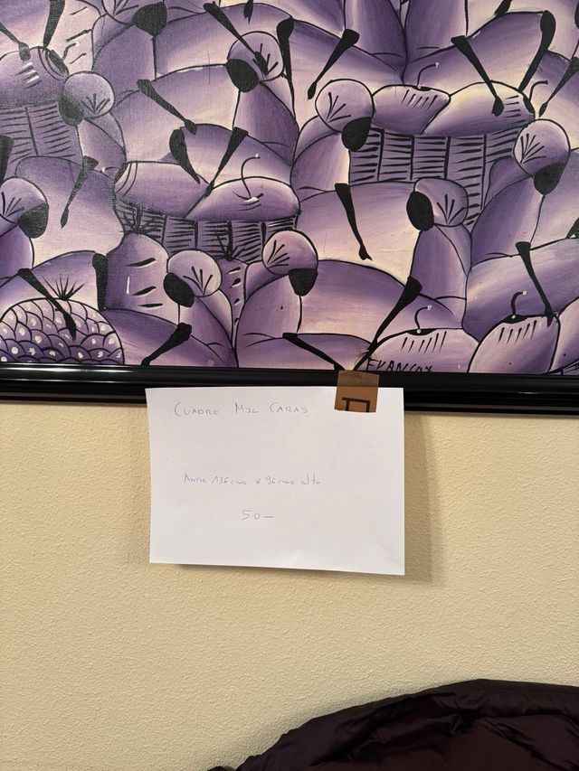 Cuadro República Dominicana Morado