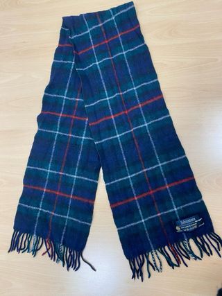 Bufanda cuadros Johnstons 100% Lana Cordero 
