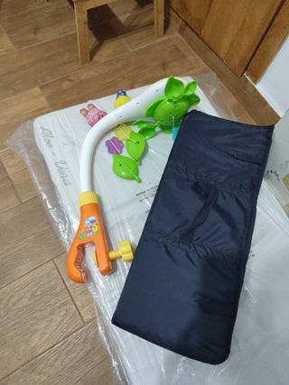 Cuna de viaje Olmitos + Colchón Aloe Vera