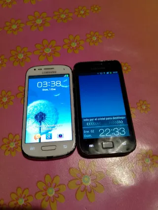 2 Samsung Galaxy S Mini Teléfonos
