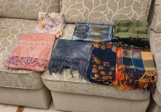 Lote de 7 fulares estampados