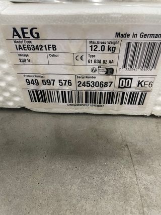 Vitrocerámica Inducción AEG IAE 63421 FB