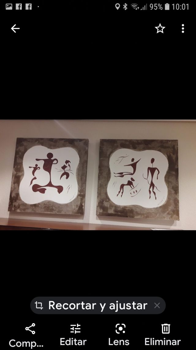 Dos cuadros decorativos