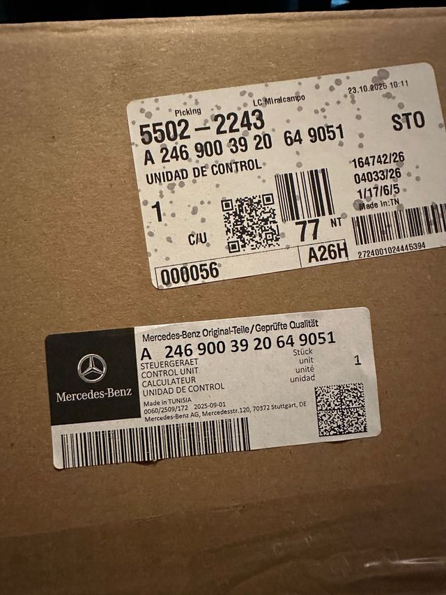 Controlador Mercedes A 246 900 39 20 64 9051