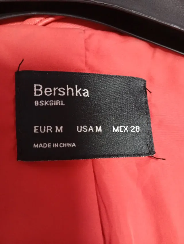 Chaqueta cuero roja Talla XS