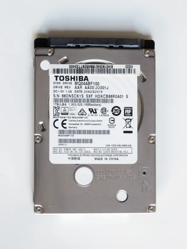 DISCO DURO TOSHIBA 1TB 2'5"