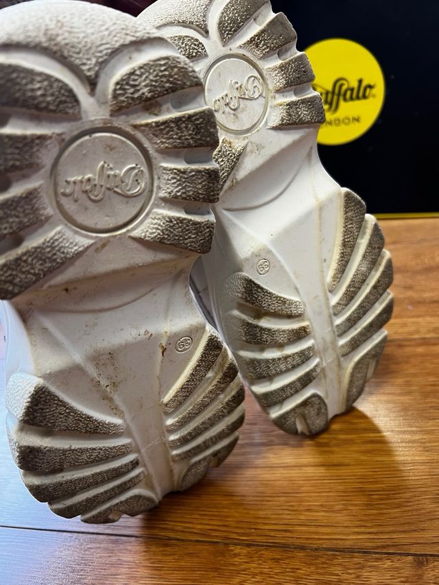 Botas Buffalo London Blancas