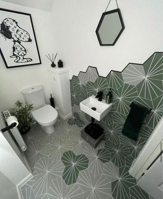 Alicatado moderno para baños