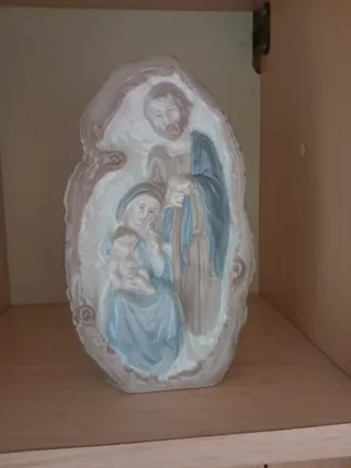 Statua Natività in ceramica