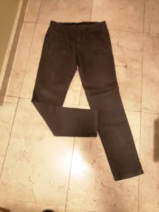 Pantalones hombre Massimo Dutti gris talla 44