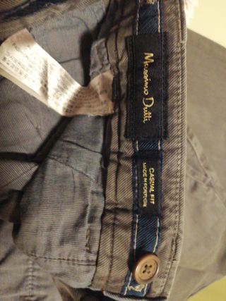 Pantalones hombre Massimo Dutti gris talla 44