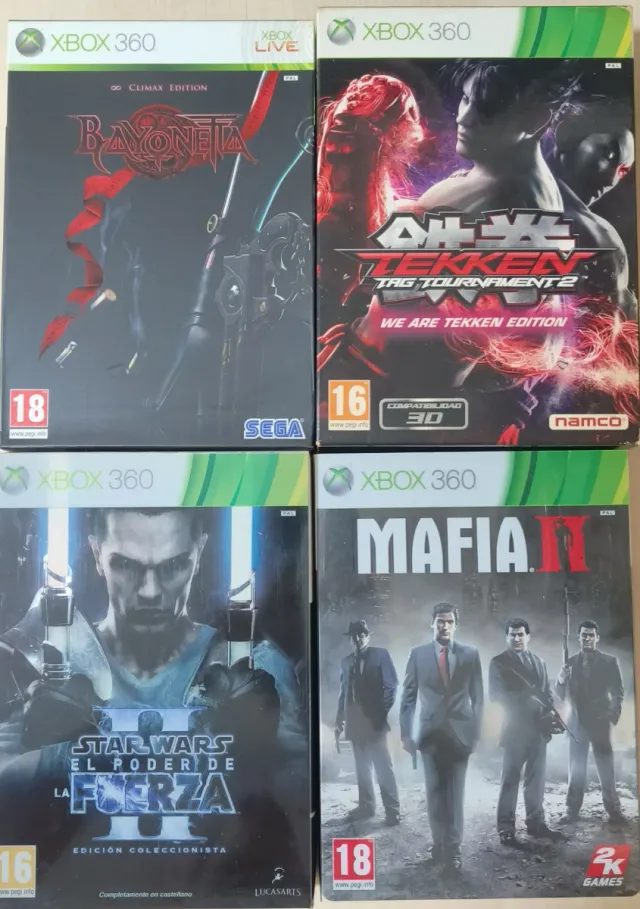 Xbox 360 Giochi: Bayonetta, Tekken 2, Star Wars, Mafia