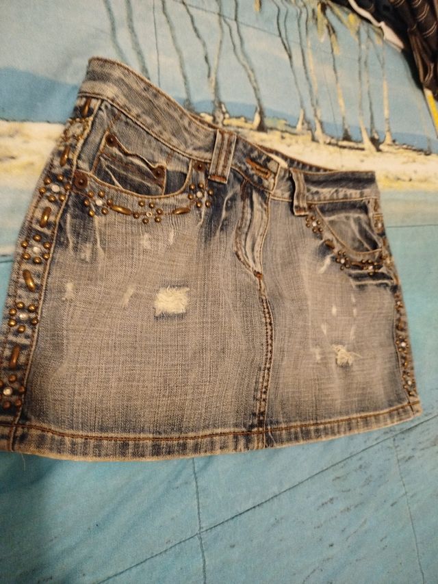 Mini gonna jeans HFN