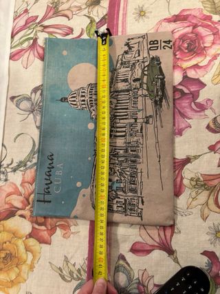 Bustina con zip Havana Cuba