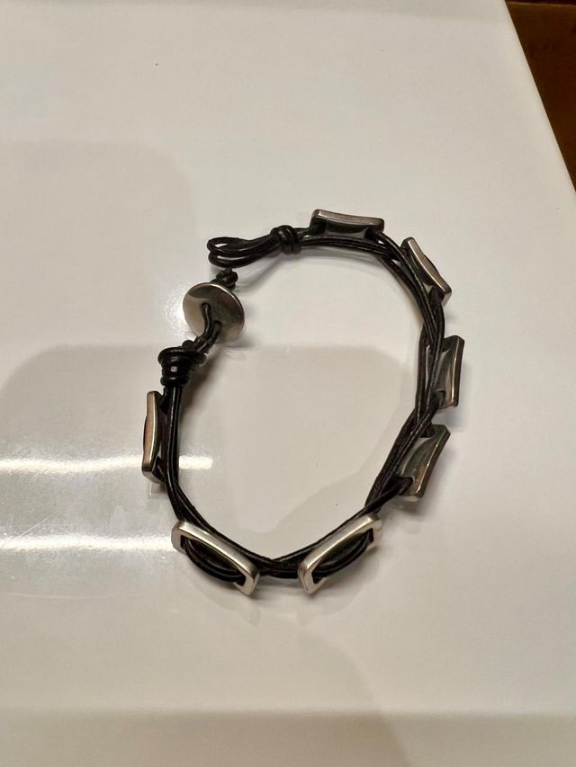 Pulsera Viceroy Cuero y Plata