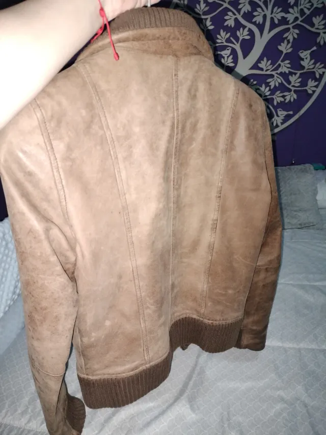 Chaqueta Bershka Marrón Bomber