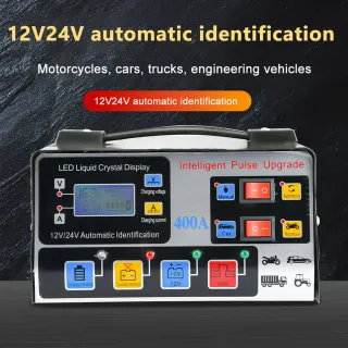 Cargador Batería Inteligente 12V/24V 400A