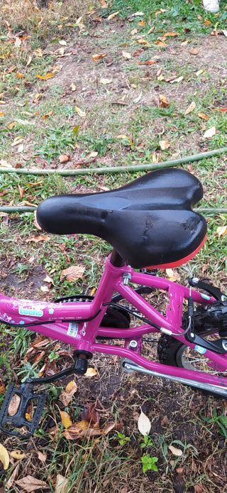 Bicicleta infantil rosa