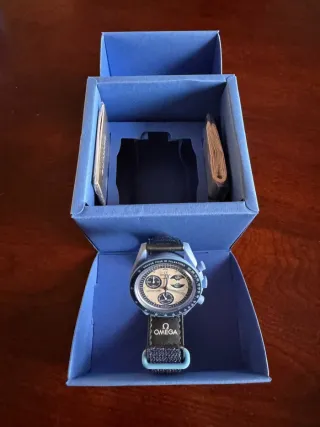 Omega x Swatch Superblue Moonphase
