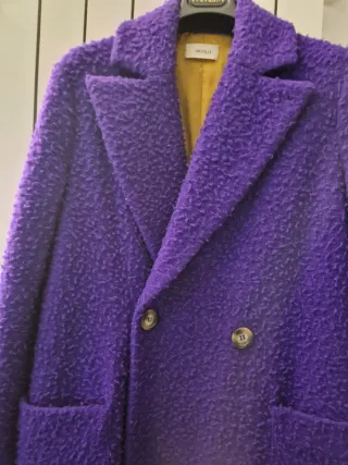 Cappotto lungo Vicolo viola