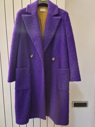 Cappotto lungo Vicolo viola