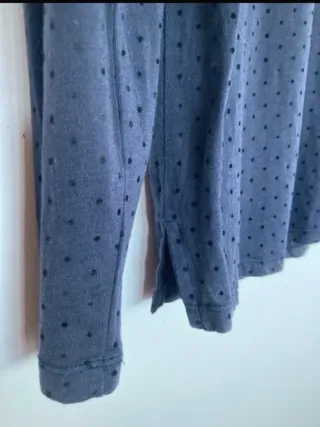 Camiseta Maison Scotch azul manga larga