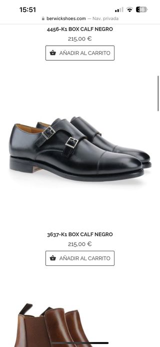 Zapatos Doble Hebilla Berwick Negros