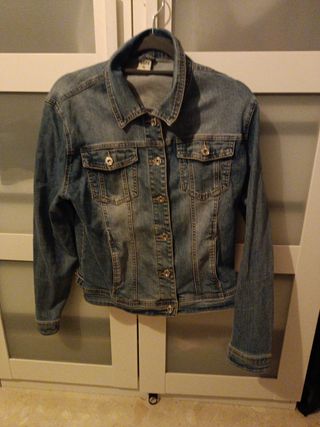 Chaqueta tejana azul Talla XL