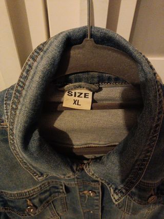 Chaqueta tejana azul Talla XL