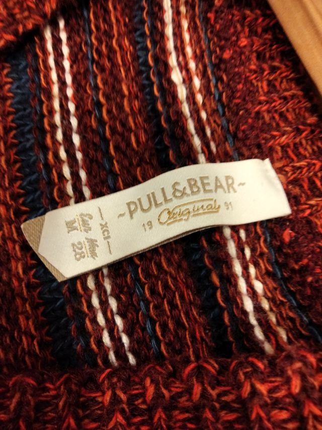 Chaqueta tejida manga corta multicolor