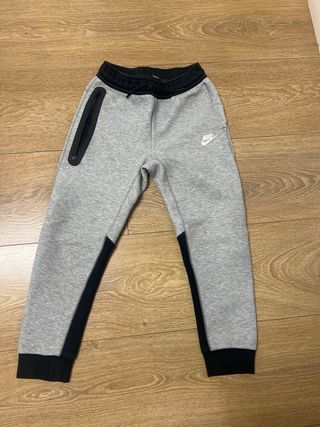 Pantalón Nike Tech Niño Talla M Gris/Negro