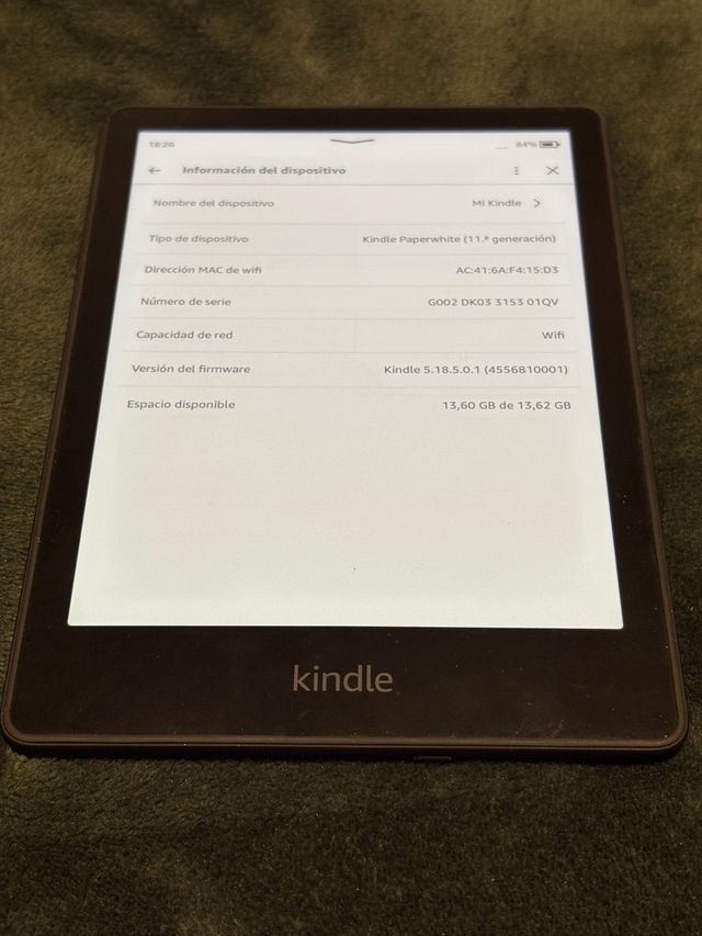 Kindle Paperwhite 11ª Gen Negro