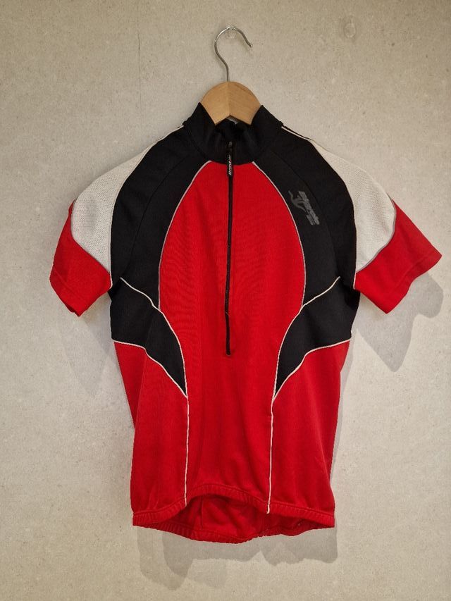 Maillot Ciclismo Bicycle Line Hombre Rojo/Negro