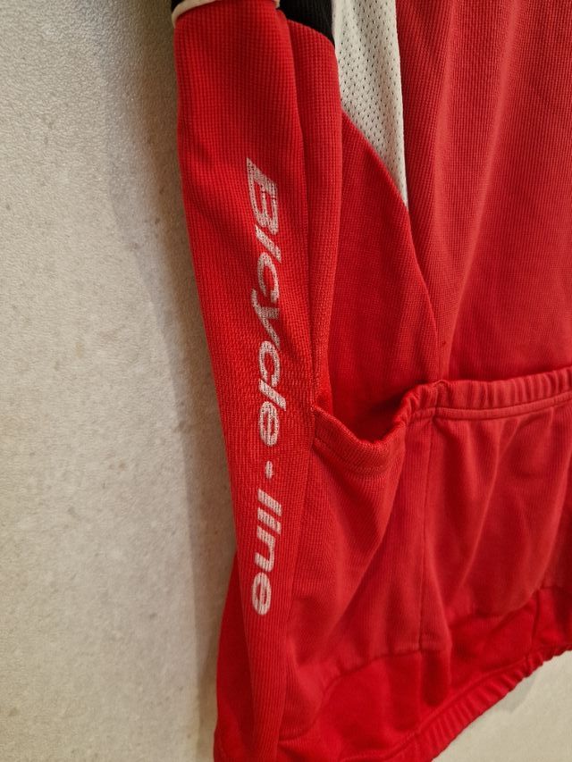 Maillot Ciclismo Bicycle Line Hombre Rojo/Negro