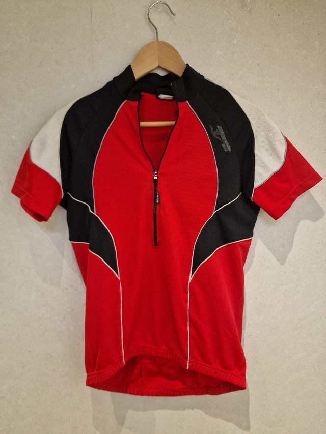 Maillot Ciclismo Bicycle Line Hombre Rojo/Negro
