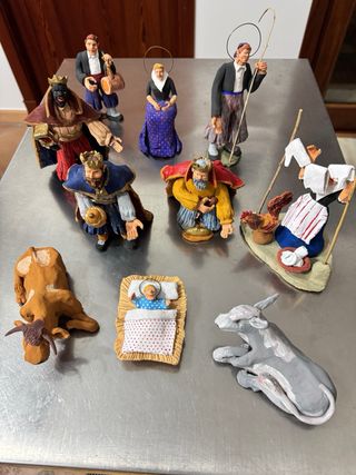 Belén artesanal hecho a mano