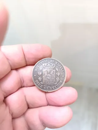 Alfonso XII 10 Céntimos 1878 OM Barcelona