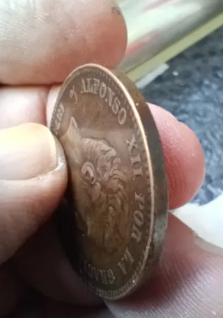 Alfonso XII 10 Céntimos 1878 OM Barcelona