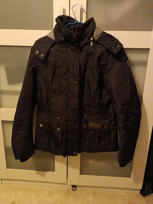 Chaqueta Belstaff Negra y Gris Talla L
