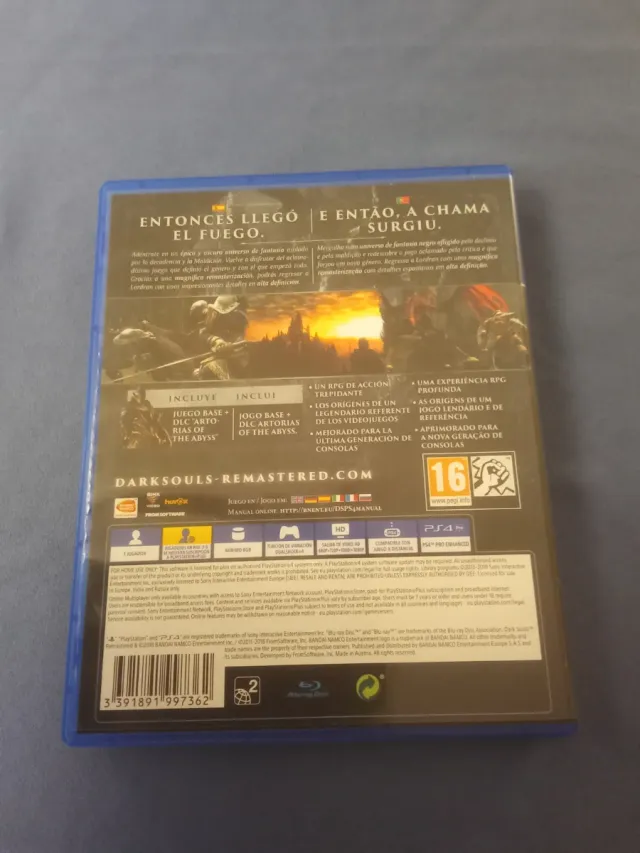 Dark Souls Remastered PS4 SOLO CAJA