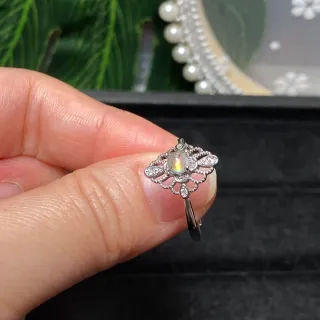 Anillo Piedra Luna Natural Sri Lanka