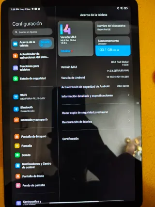 Xiaomi Redmi Pad SE 8GB/256GB Gris