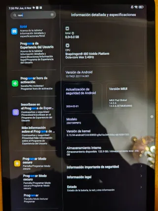 Xiaomi Redmi Pad SE 8GB/256GB Gris