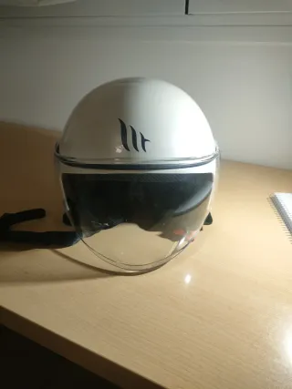 Casco MT Jet Street Blanco XS 53/54. A estrenar