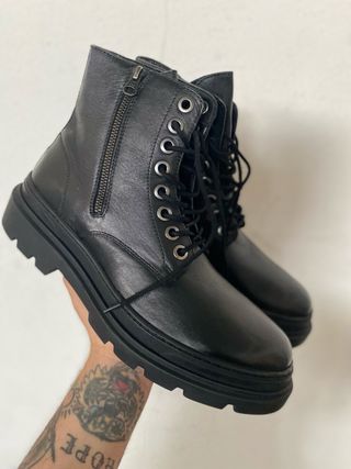 Stivaletti Cafènoir Pelle Neri Tg 44