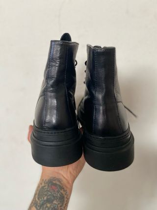 Stivaletti Cafènoir Pelle Neri Tg 44