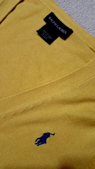 Cardigan Ralph Lauren giallo taglia S