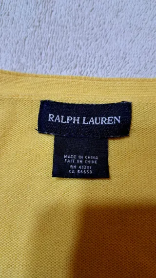 Cardigan Ralph Lauren giallo taglia S