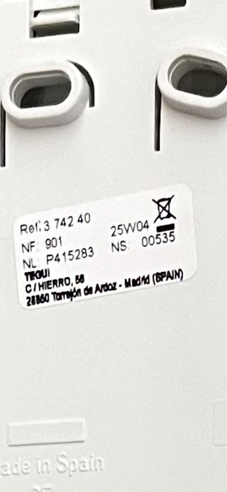 2 unds de Telefonillos TEGUI blanco. De 25w y 15w.