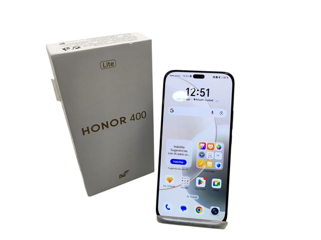 Honor 400 Lite 5G Caja y Móvil